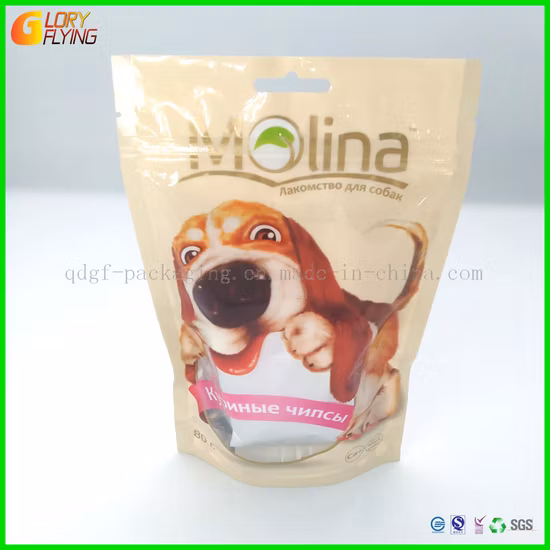  Fabricante de sacos plásticos para alimentos para gatos e animais de estimação.  Saco inferior inserido com vedação de três lados, saco de embalagem plana com vedação de oito lados